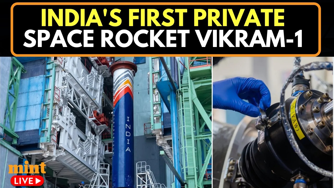 Skyroot Vikram-1 Launch LIVE | Mission Aagaman | India's First Private Orbital Rocket Launch