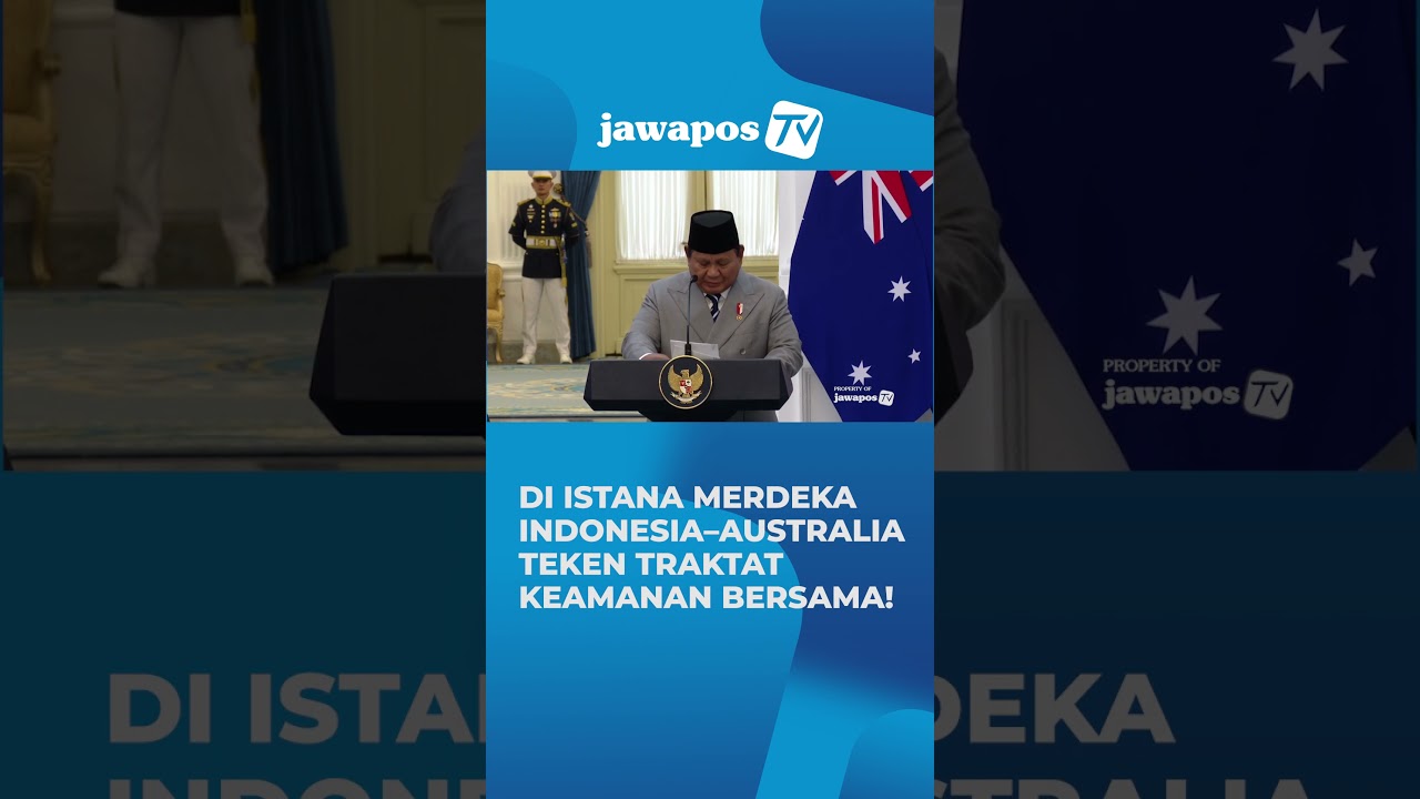 Indonesia dan Australia Teken Traktat Keamanan Bersama