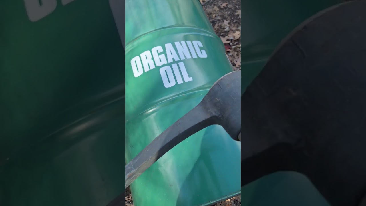 Putting holes in a burn barrel. Quick, Easy, Legal 