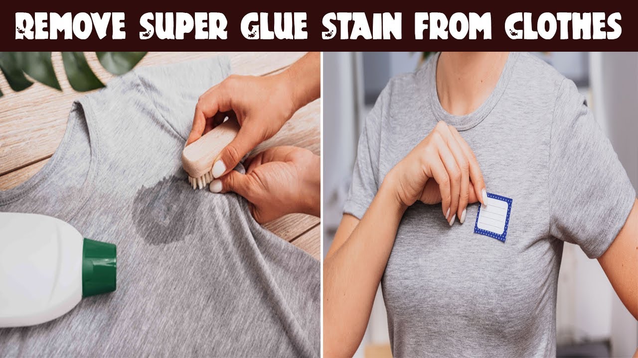 Easy Way to Remove Super Glue Stain from Clothes , Jeans and Shirts