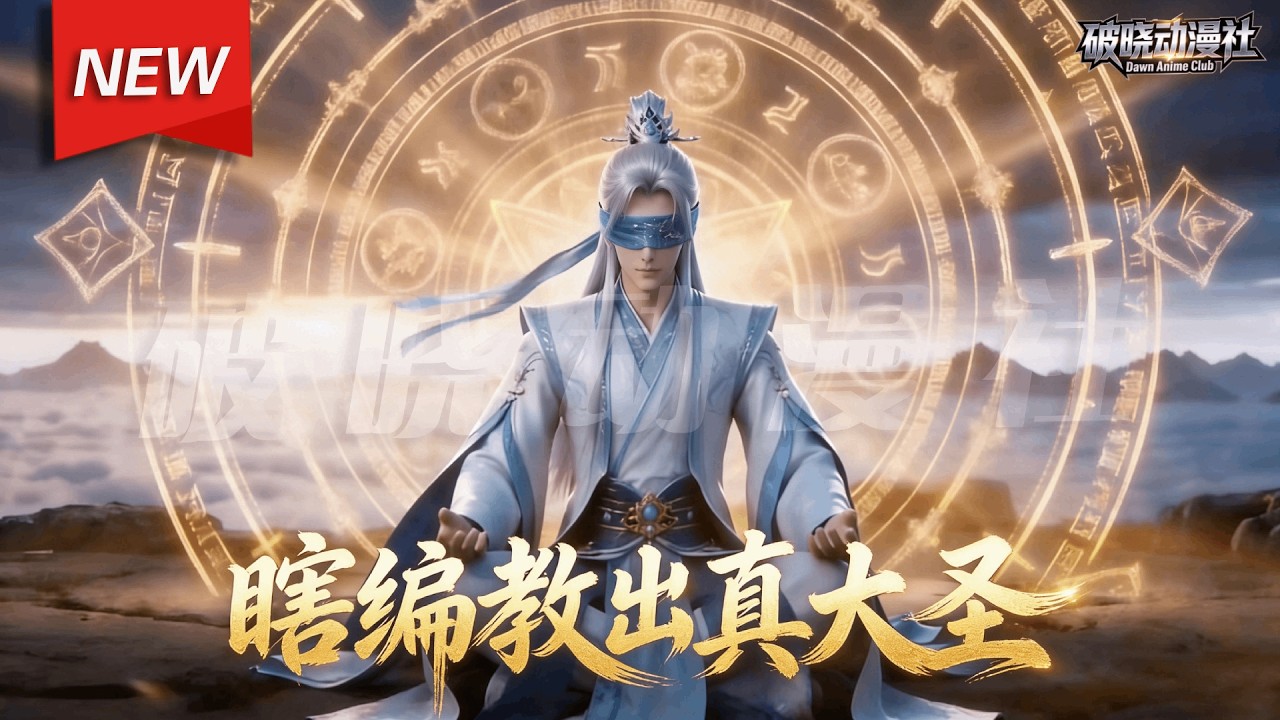 MULTISUB📢新番上线《瞎编教出真大圣》第1~41集丨孙悟空跟我拜师学艺却不知我只是个眼盲弱鸡，而我也不知他竟是传说中的齐天大圣！#漫剧 #破晓动漫社