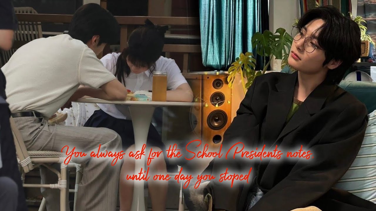 You always ask for the School President’s notes until one day you stopped | SKZ I.N FF