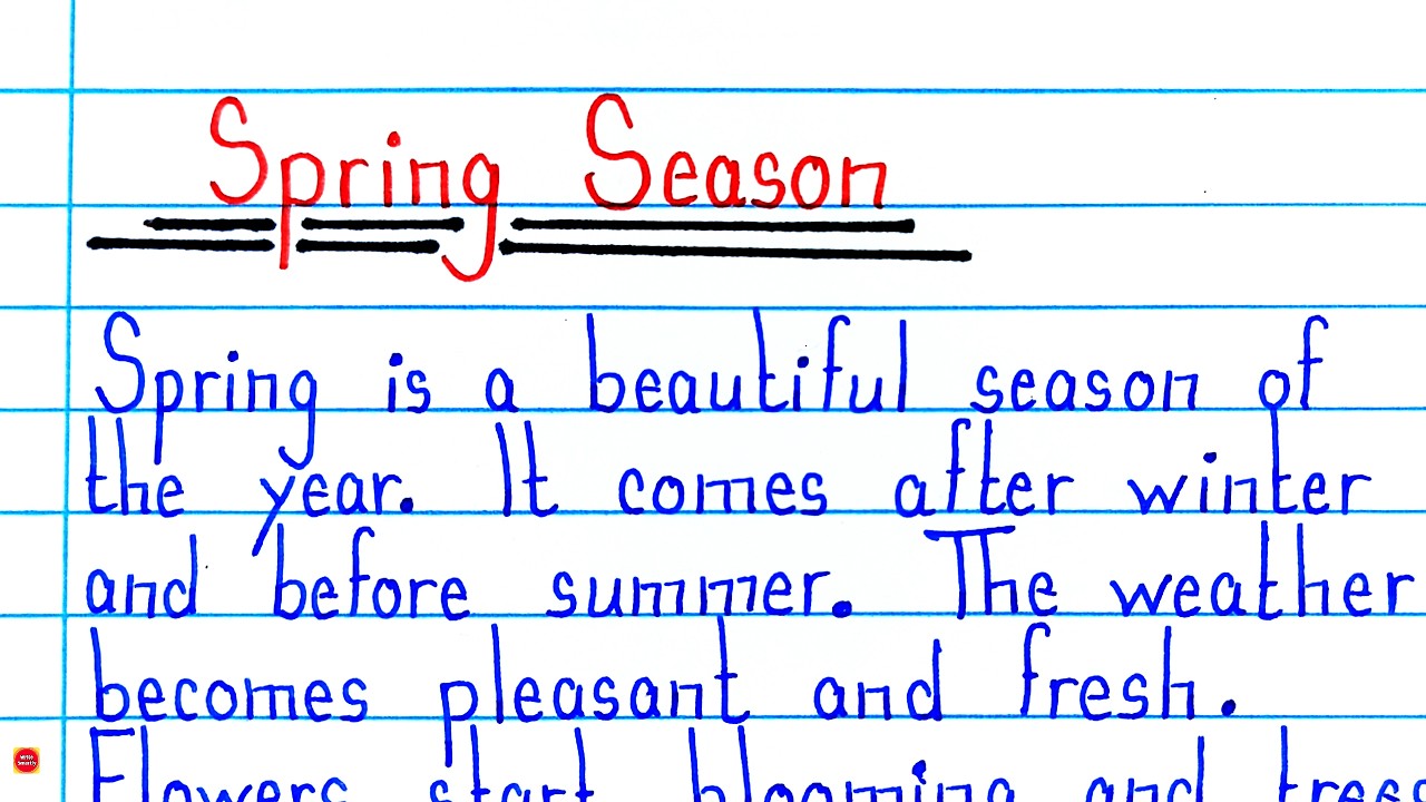 Write an Essay on Spring Season in English | Spring Season 10 Lines | Short & Simple Essay