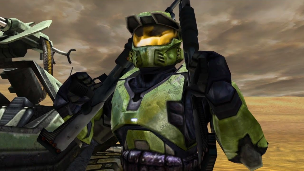 Master Chief in the books be like...