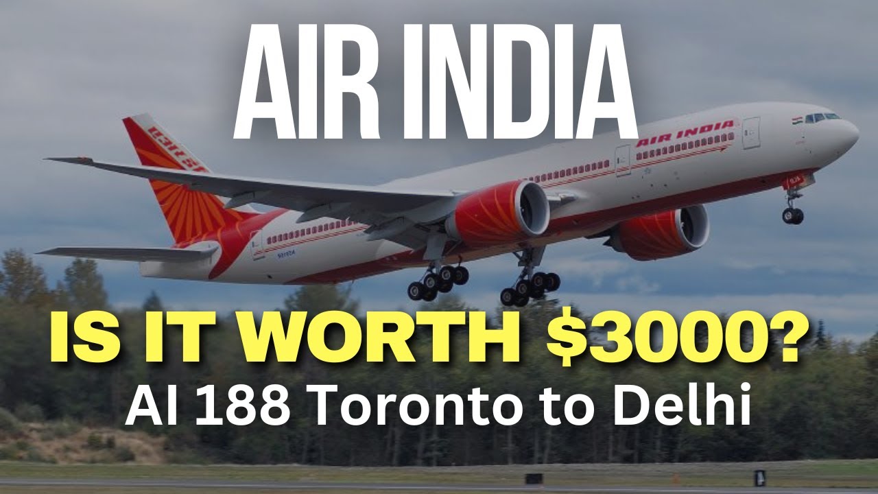 Toronto to Delhi in Air India AI188 Direct Flight Experience | Boeing 777  YYZ to DEL POV