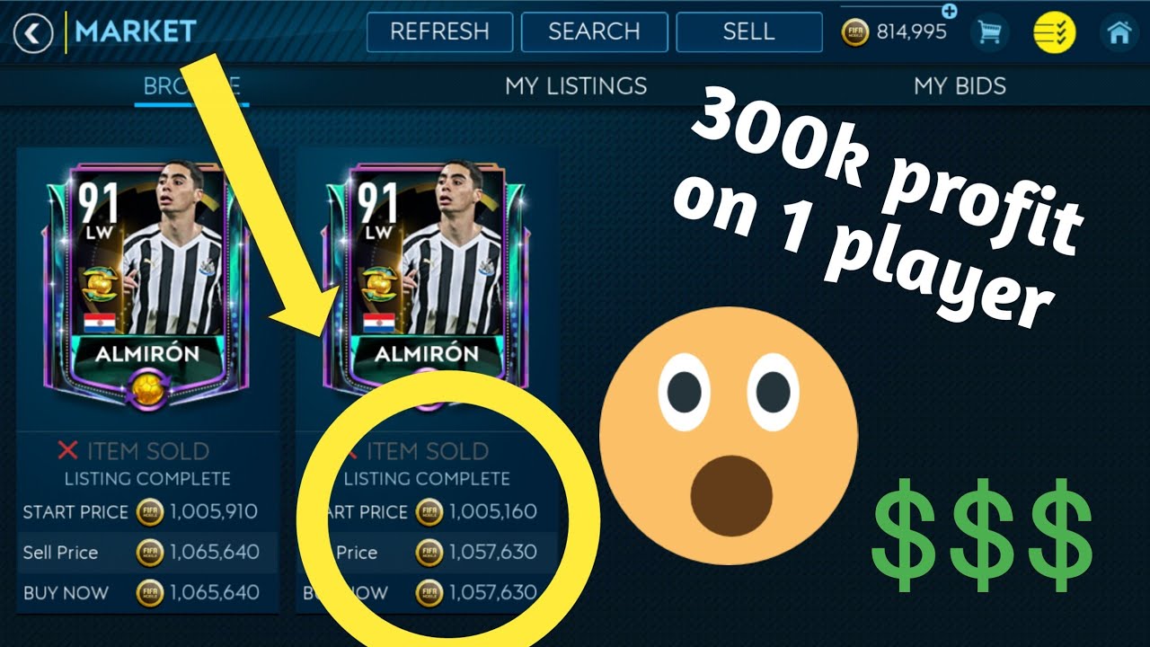 Fifa mobile sniping filters | the most profitable fifa mobile 19 filters | Millions in minutes