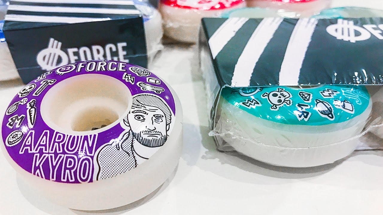 BEST SKATEBOARD WHEELS ON EARTH!!  *Force Wheels Unboxing*