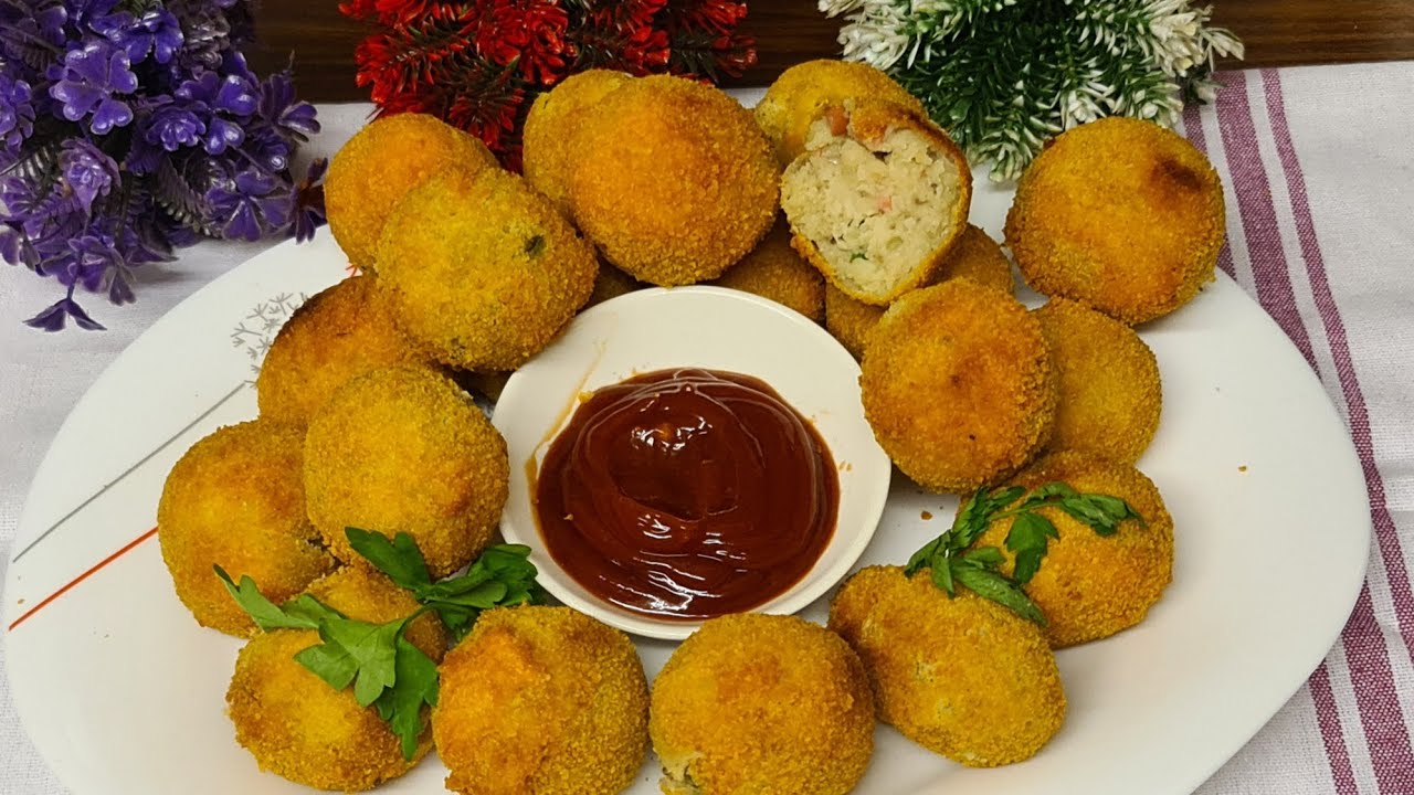Easy, Melt in Mouth Ghanaian Yam Balls recipe Party Style//Imelda's kitchen papabi 🥰🥰