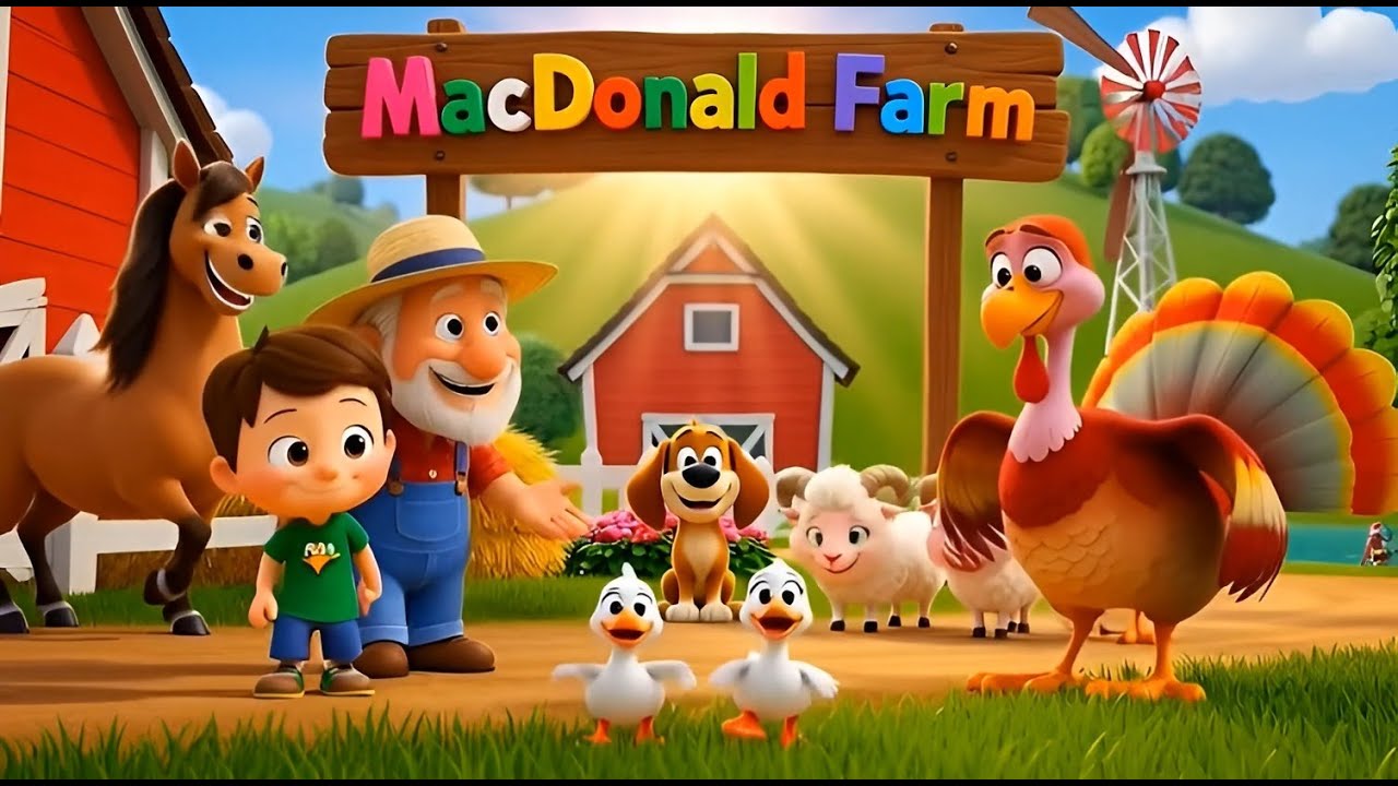 Old MacDonald Had a Farm | Fun Animal Sing-Along