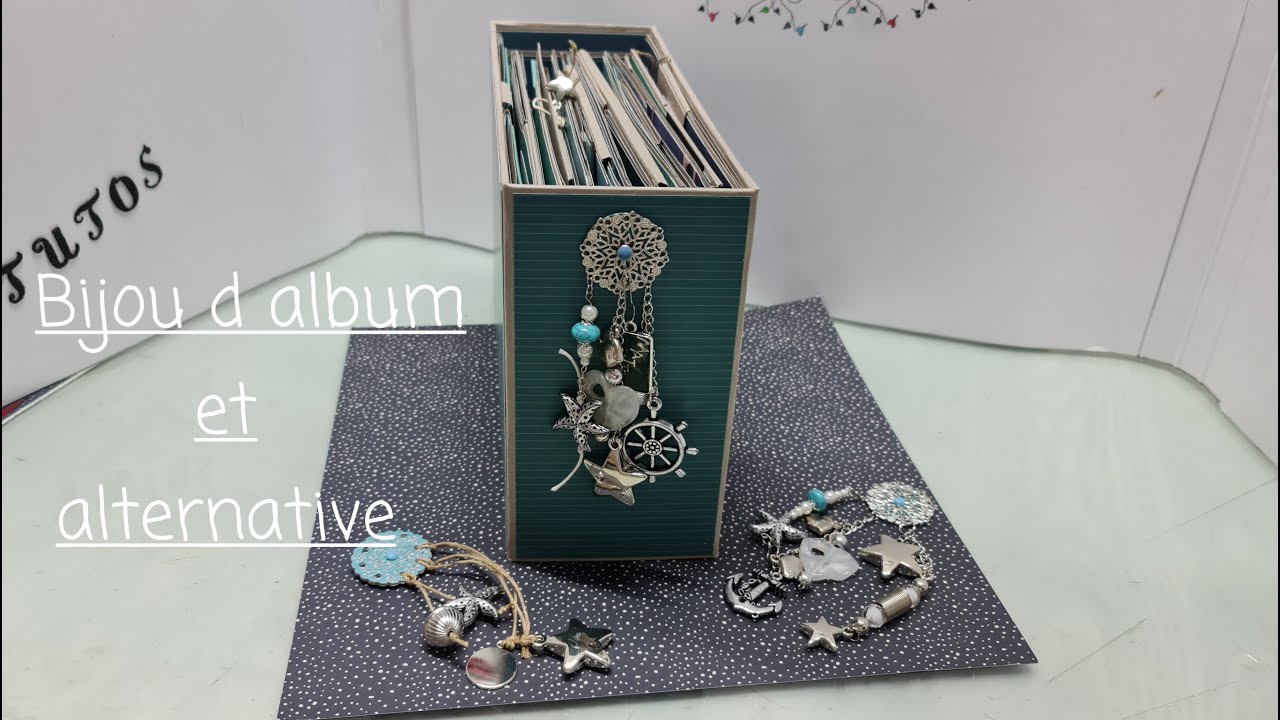 BIJOU D ALBUM TAKE ME TO THE OCÉAN. ASTUCES ET ALTERNATIVES. SCRAPBOOKING.