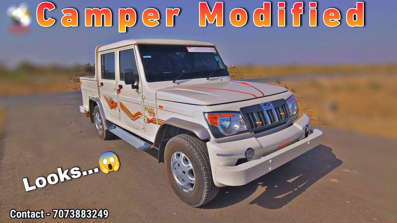 Bolero Camper Modified || Nitesh Motor Body.