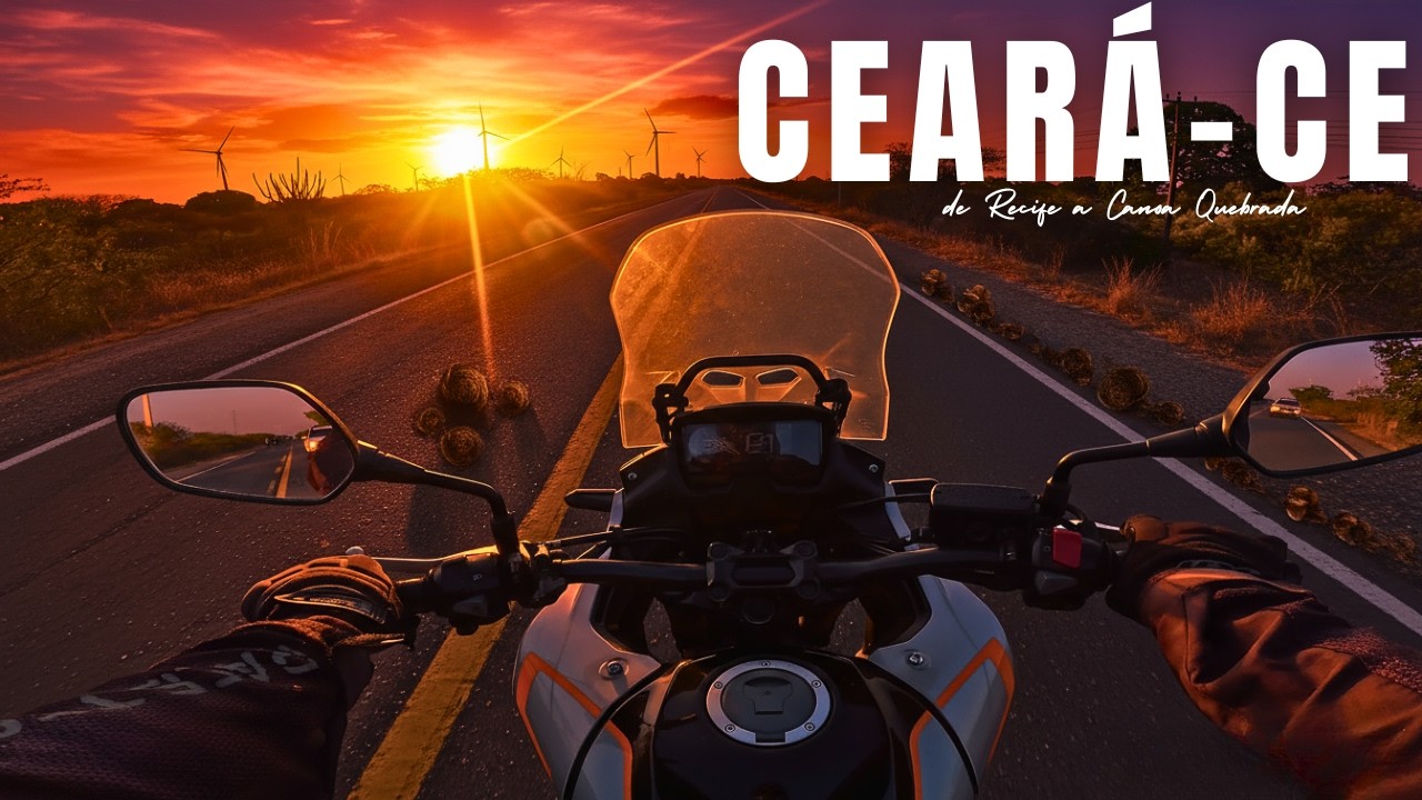 VIAGEM DE MOTO de Recife at&eacute; Canoa Quebrada &ndash; Mais de 600km de Aventura na Estrada!