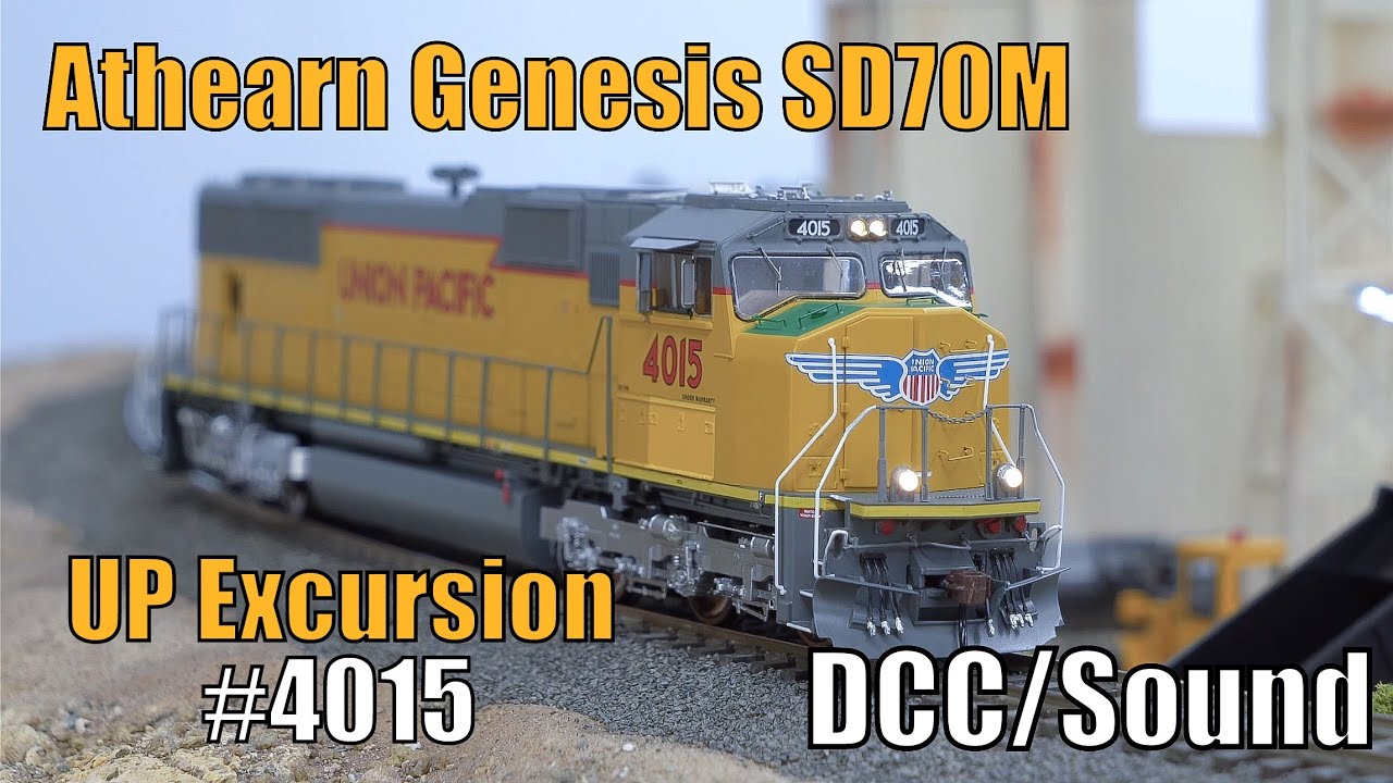 Athearn Genesis HO Scale SD70M DCC Sound Review UP Big Boy 4014 Heritage Excursion