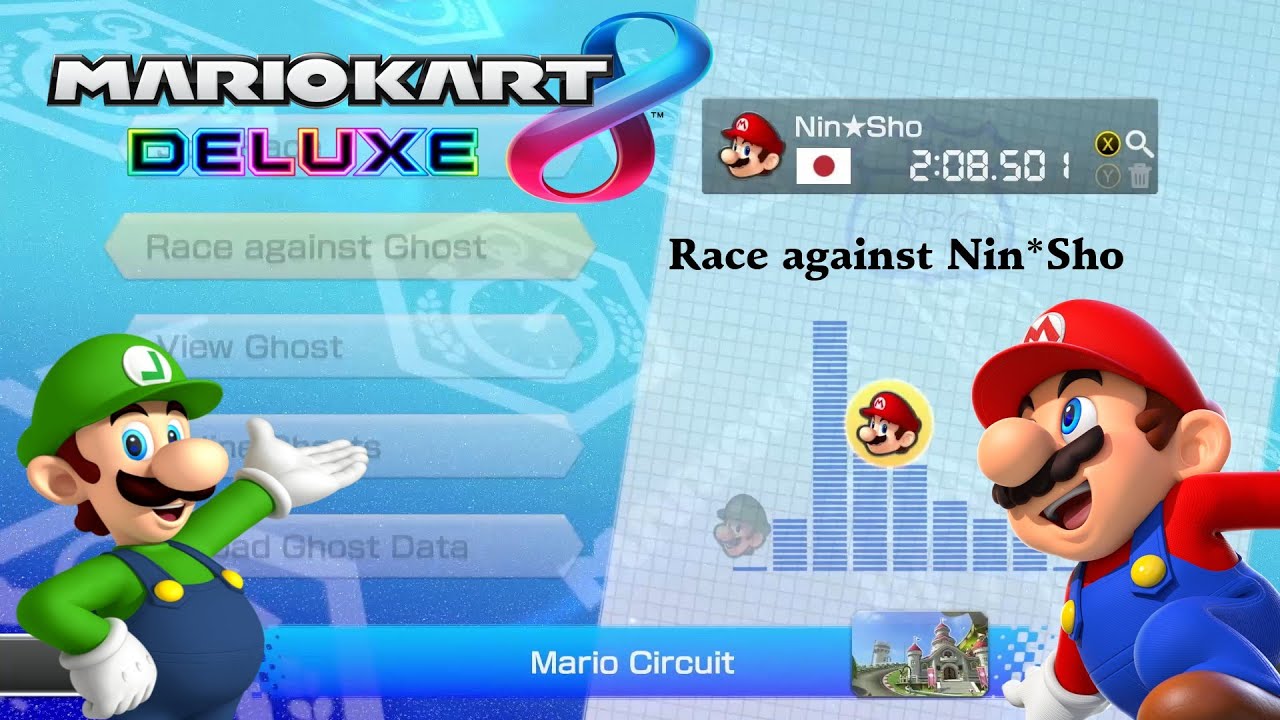 Race against Nin*Sho - Mario Cuircuit - Mario Kart 8