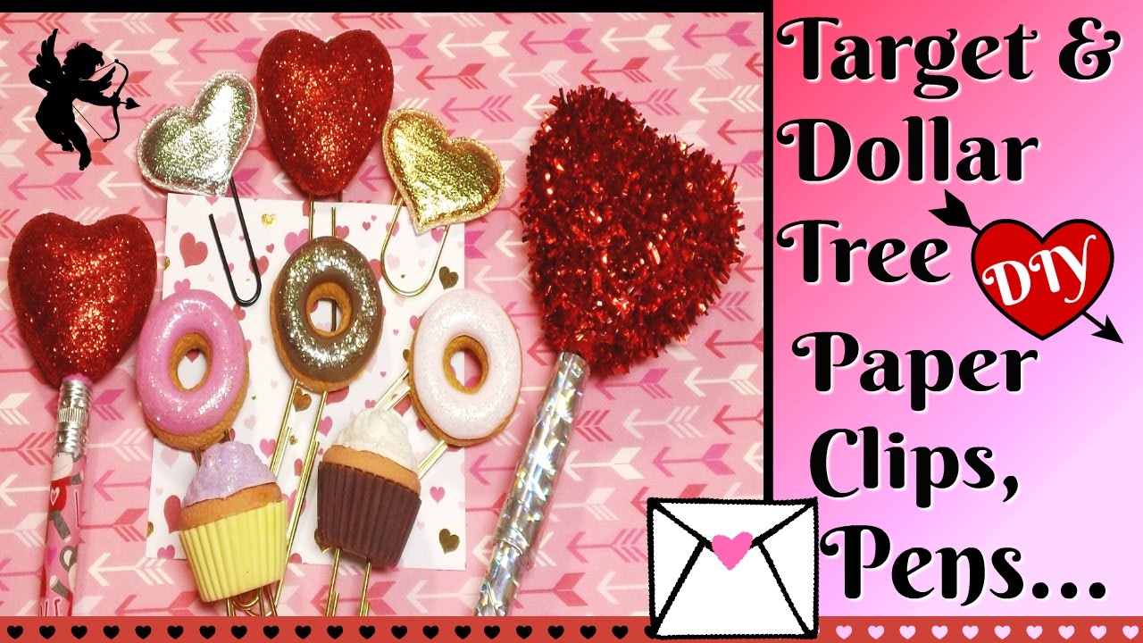Target & Dollar Tree DIY~Planner/Paper Clips & Pens!!