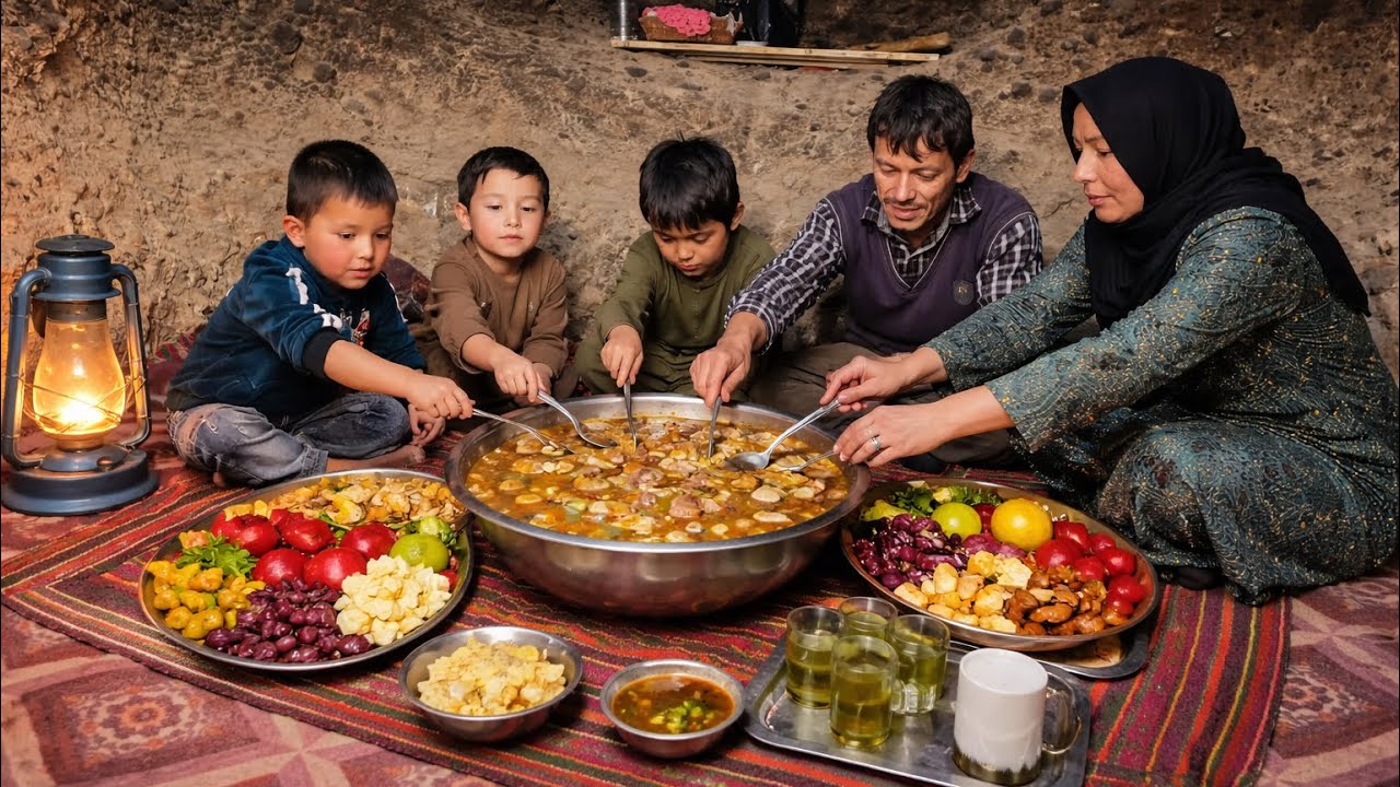 A warm and peaceful iftar moment, where love and togetherness make every meal special.
