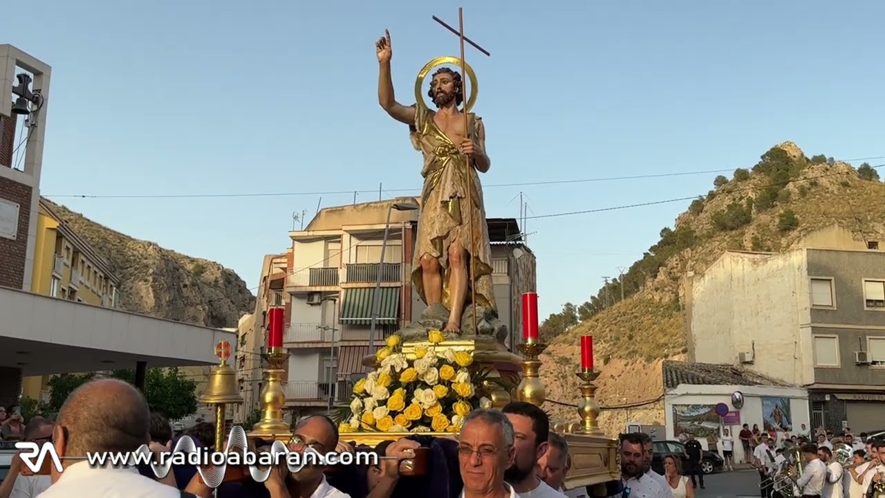 Procesión de San Juan Bautista con la Banda de CC y TT Ecce Homo Abarán