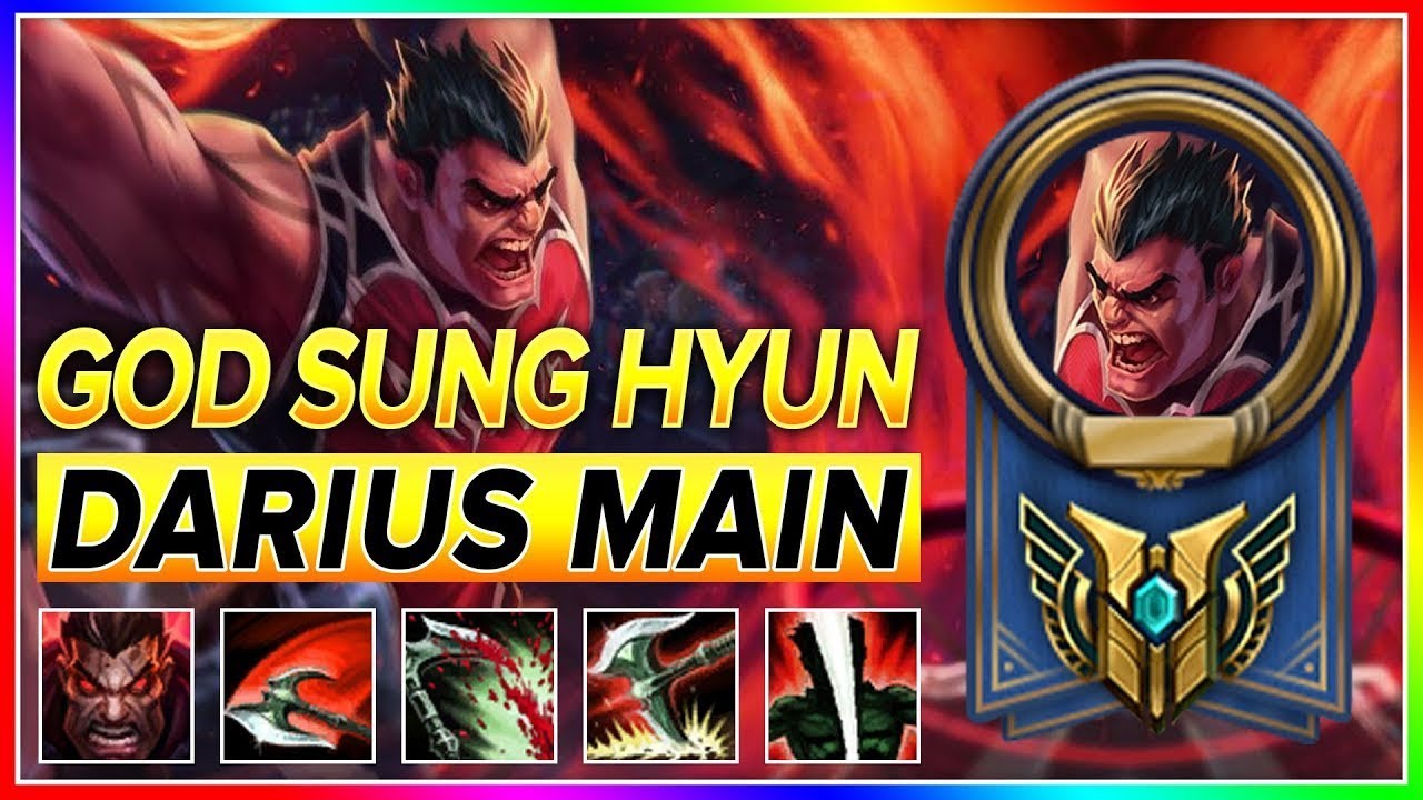 God Sung Hyun Darius Montage  - KR Darius Main - Best Darius Plays|| Master LOL