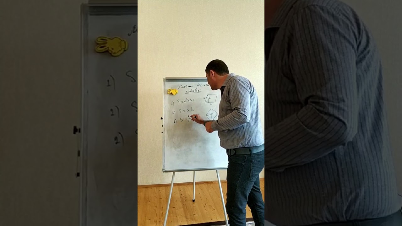 Tarıverdiyev Cabir. Əsas həndəsi anlayışlar və təkliflər. Müstəvi fiqurların sahələri.