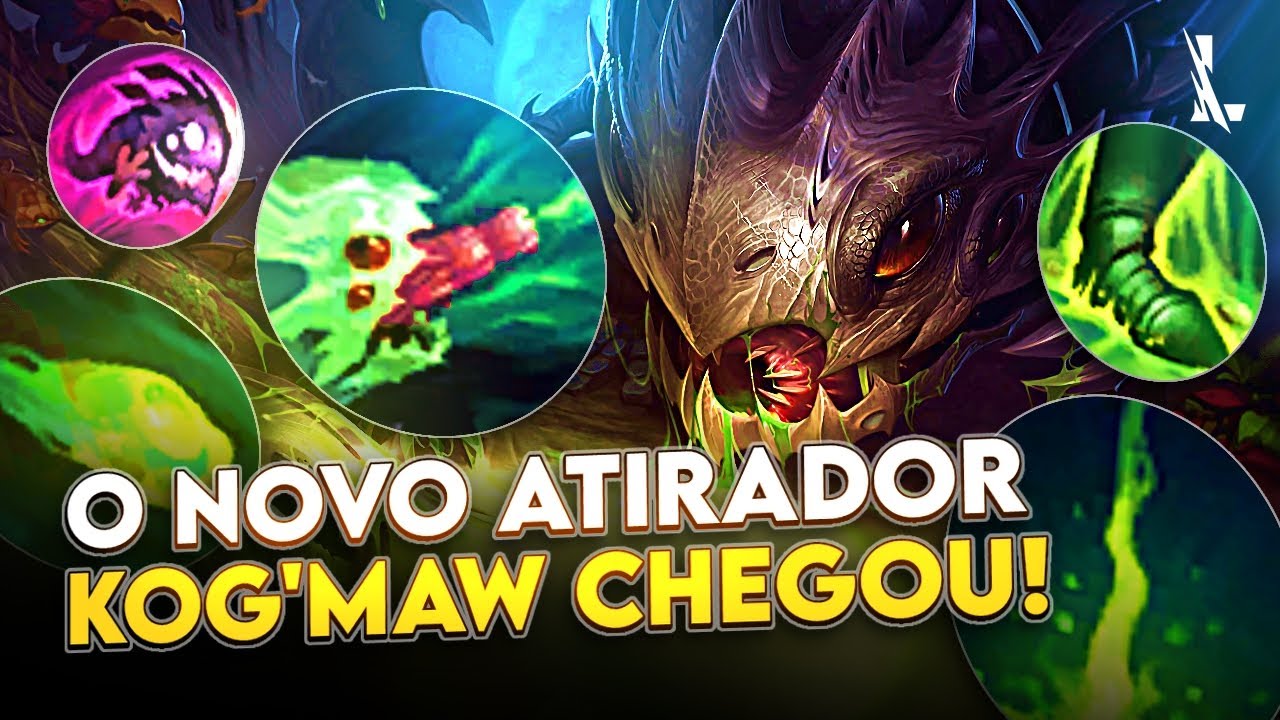 KOG'MAW CHEGOU IMORAL! TESTANDO O NOVO CAMPE&Atilde;O | LoL Wild Rift