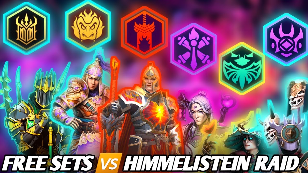Top free sets 🆚 raid boss HIMMELISTEIN damage test 