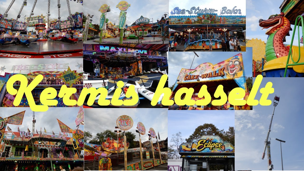 Review Septemberfoor (Kermis)Hasselt 2019 4K (60FPS)