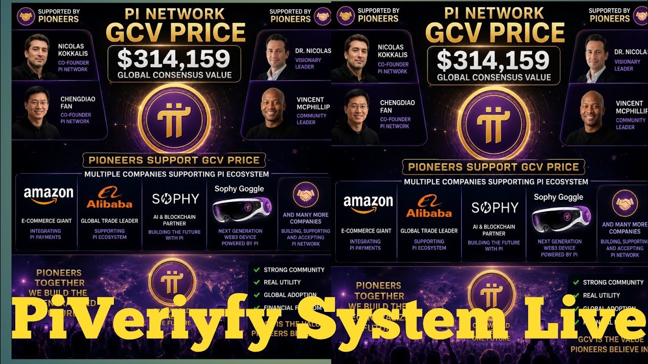 PiVerify Explained | Pi GCV $314159 & PGC Future | Pi Network