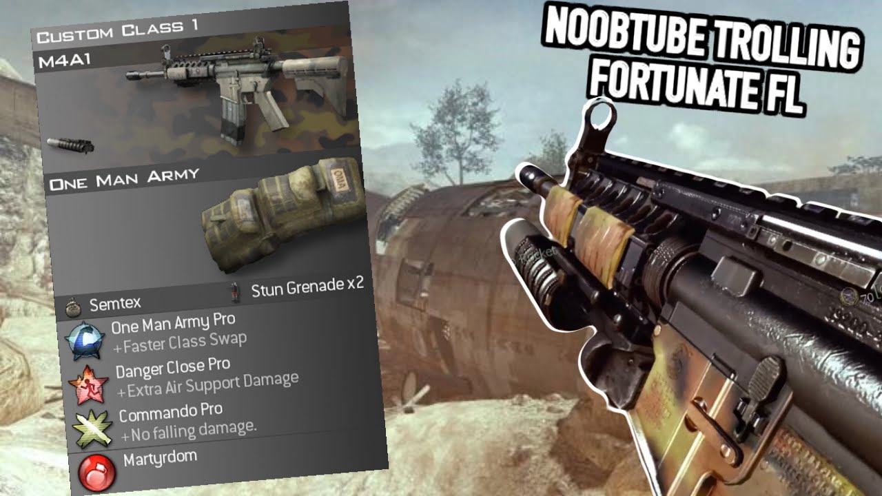 Trolling Fortunate FL With NoobTubes On MW2