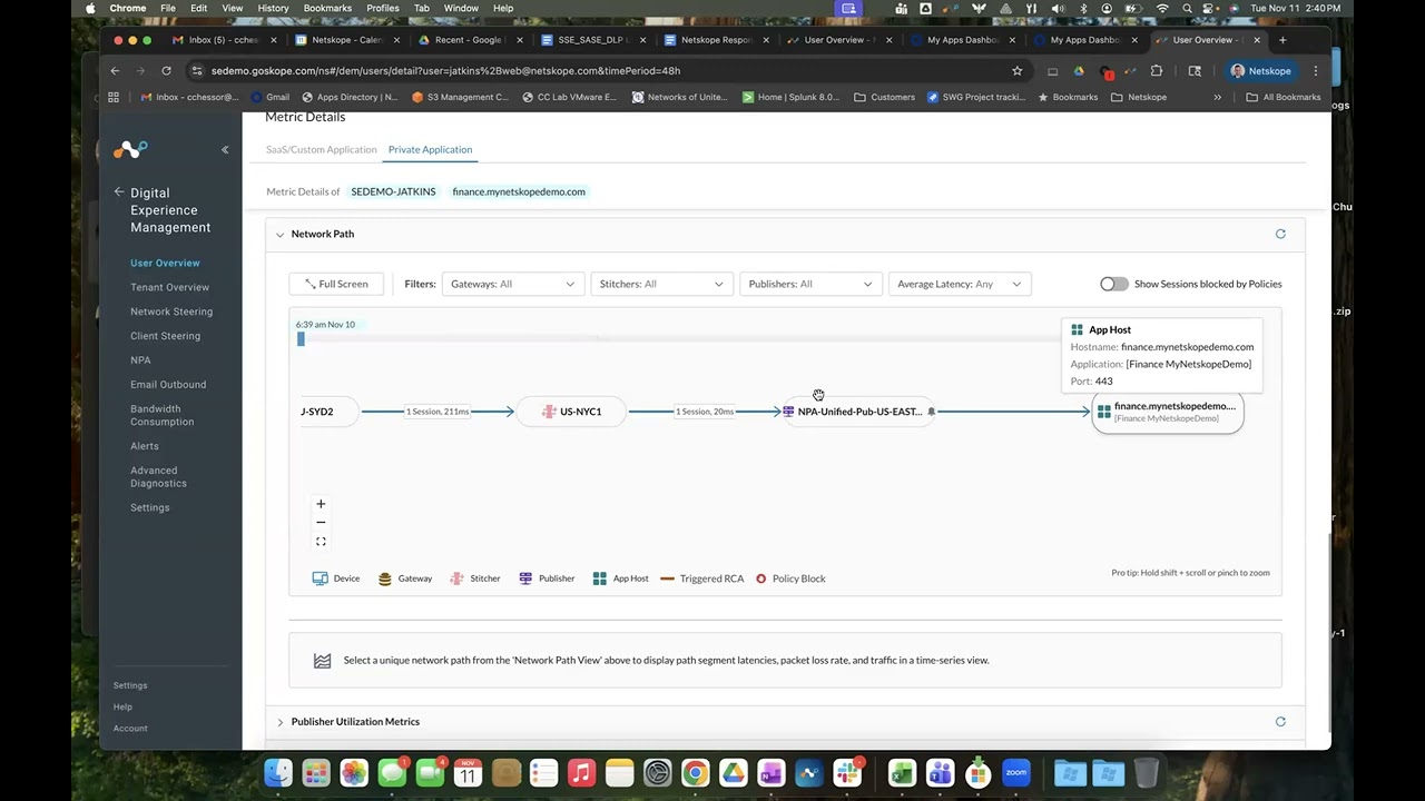 Netskope Digital Experience Management