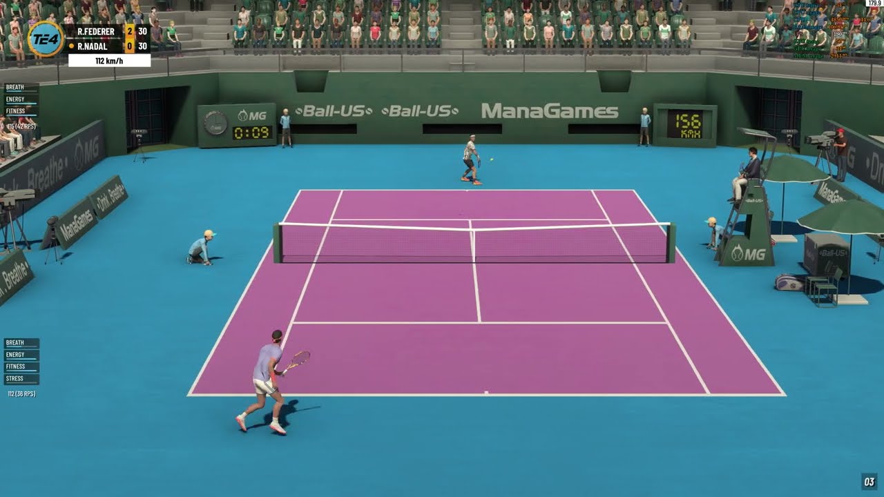Tennis Elbow 4 Federer Nadal