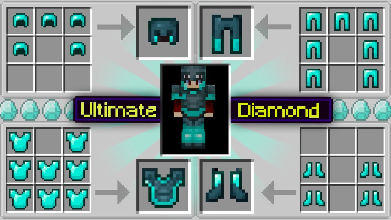 ماين كرافت بس تقدر تصنع دروع من دروع الدايموند !🔥🔥 | Ultimate Diamond