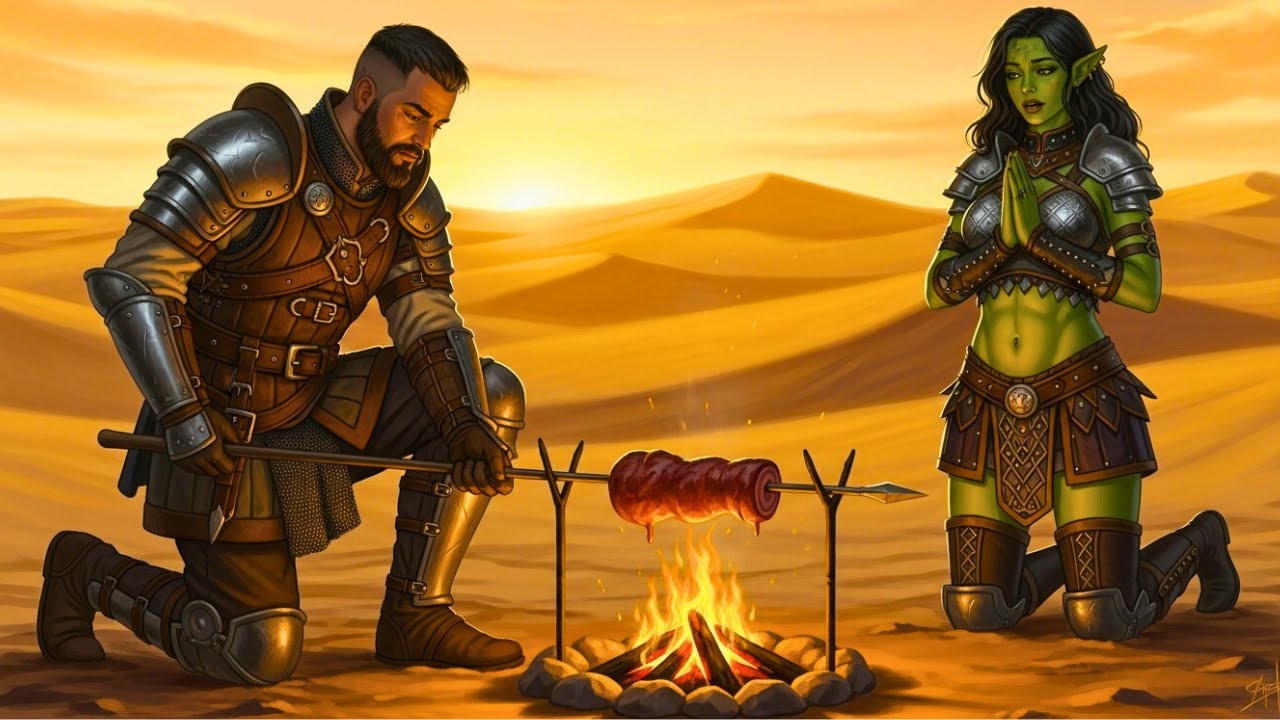 “Can I Eat With You?” Asked a Hungry Orc — The Human’s Reaction Surprised Her