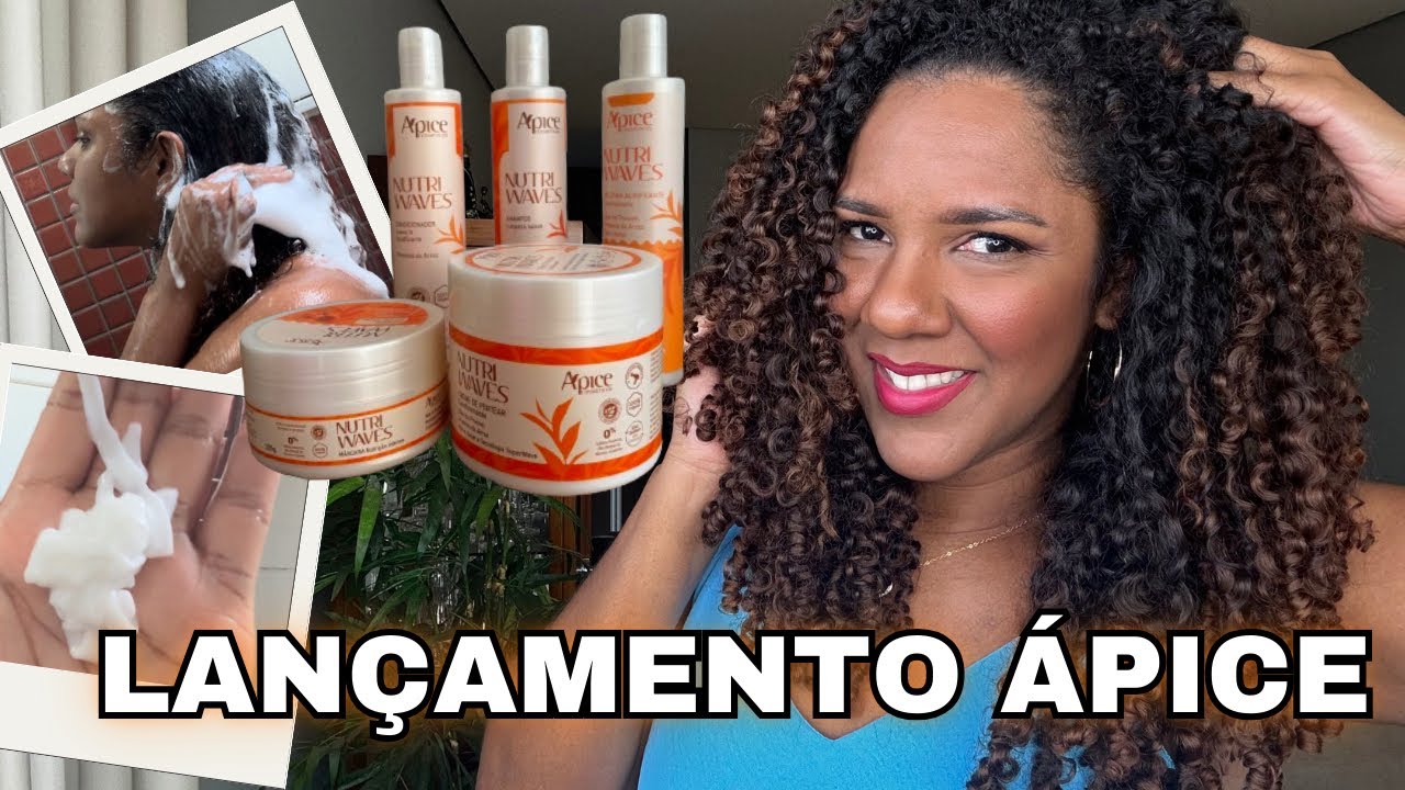 NUTRI WAVES ÁPICE - shampoo, condicionador e creme para pentear