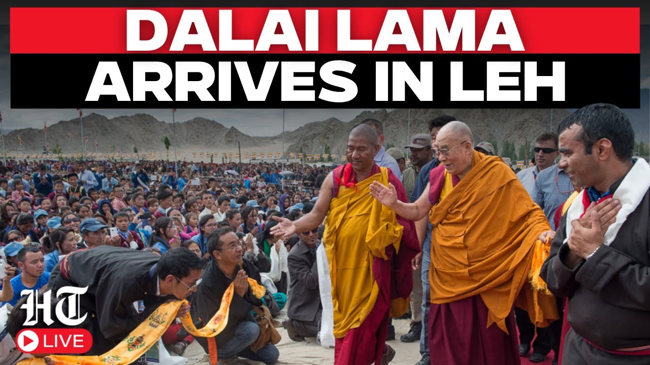 Dalai Lama LIVE: Tibetan Spiritual Leader Arrives in Leh for Annual Summer Visit | Ladakh | Tibet