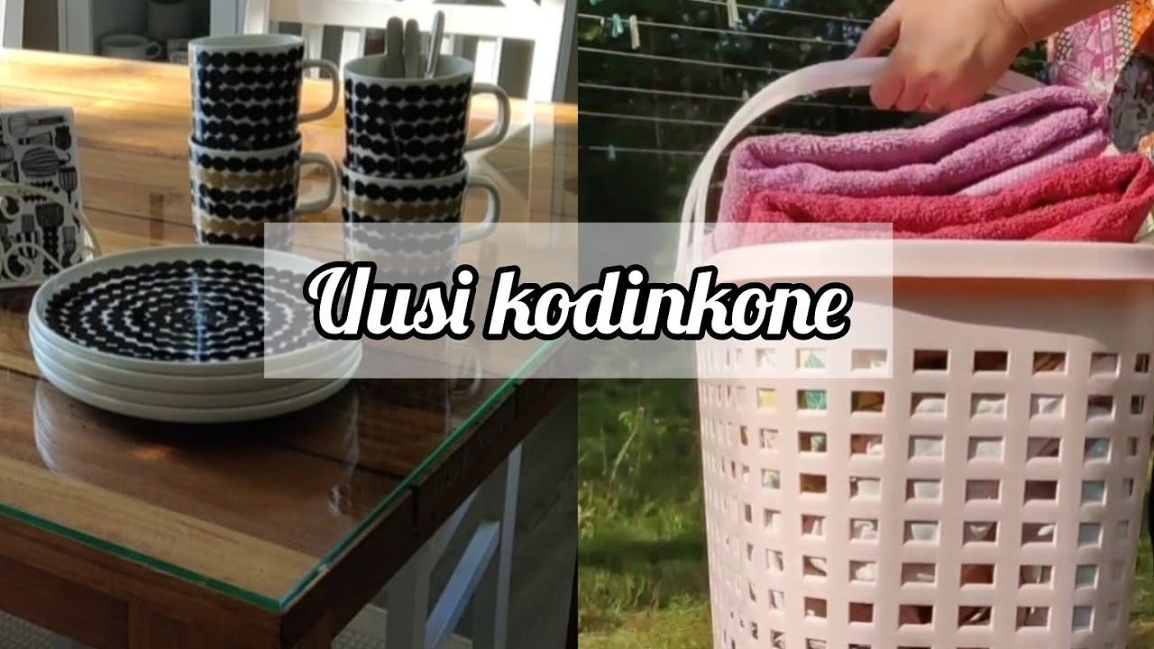 Uusi kodinkone testissä / Leivotaan / Pyykätään