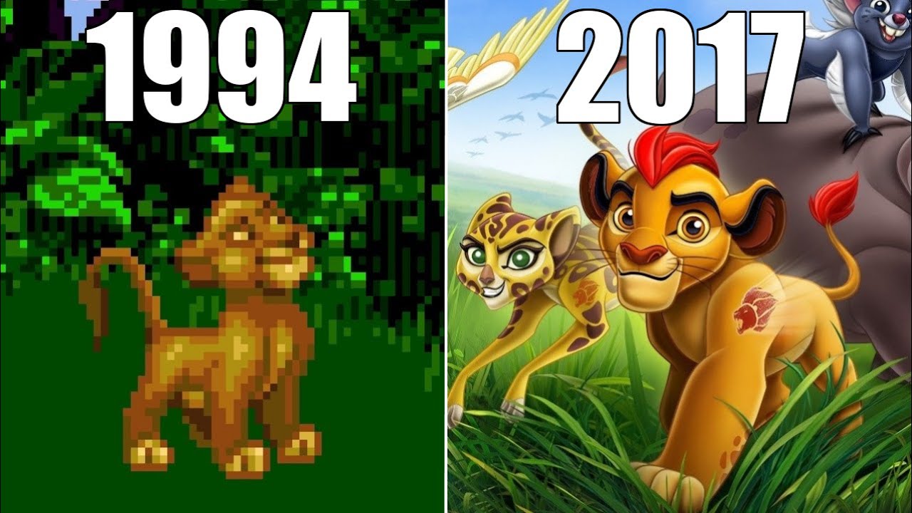 Evolution of The Lion King Games [1994-2017]
