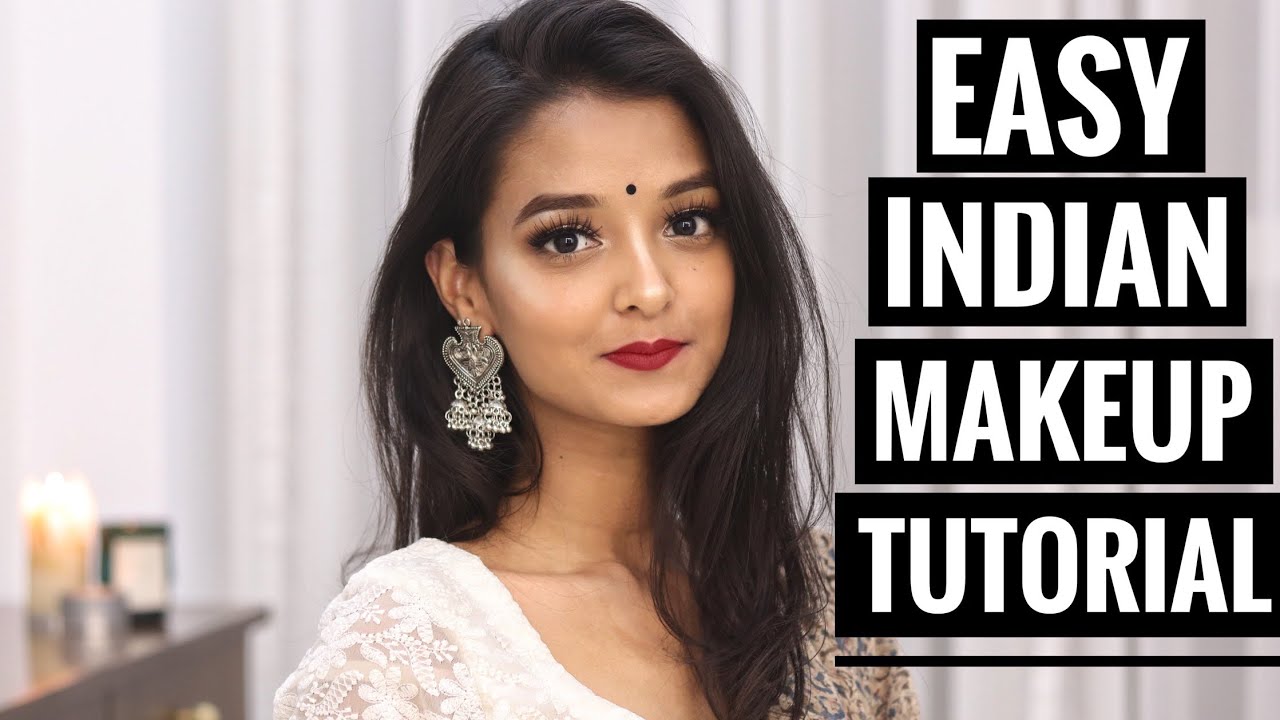 TRADITIONAL INDIAN MAKEUP TUTORIAL | SIMPLE & EASY