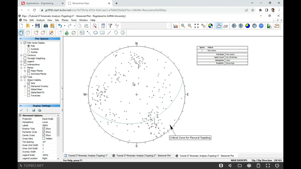 Tutorial 5: Kinematic Analysis of Toppling in Rock Mass in Civil Engineering | Procedure Explained