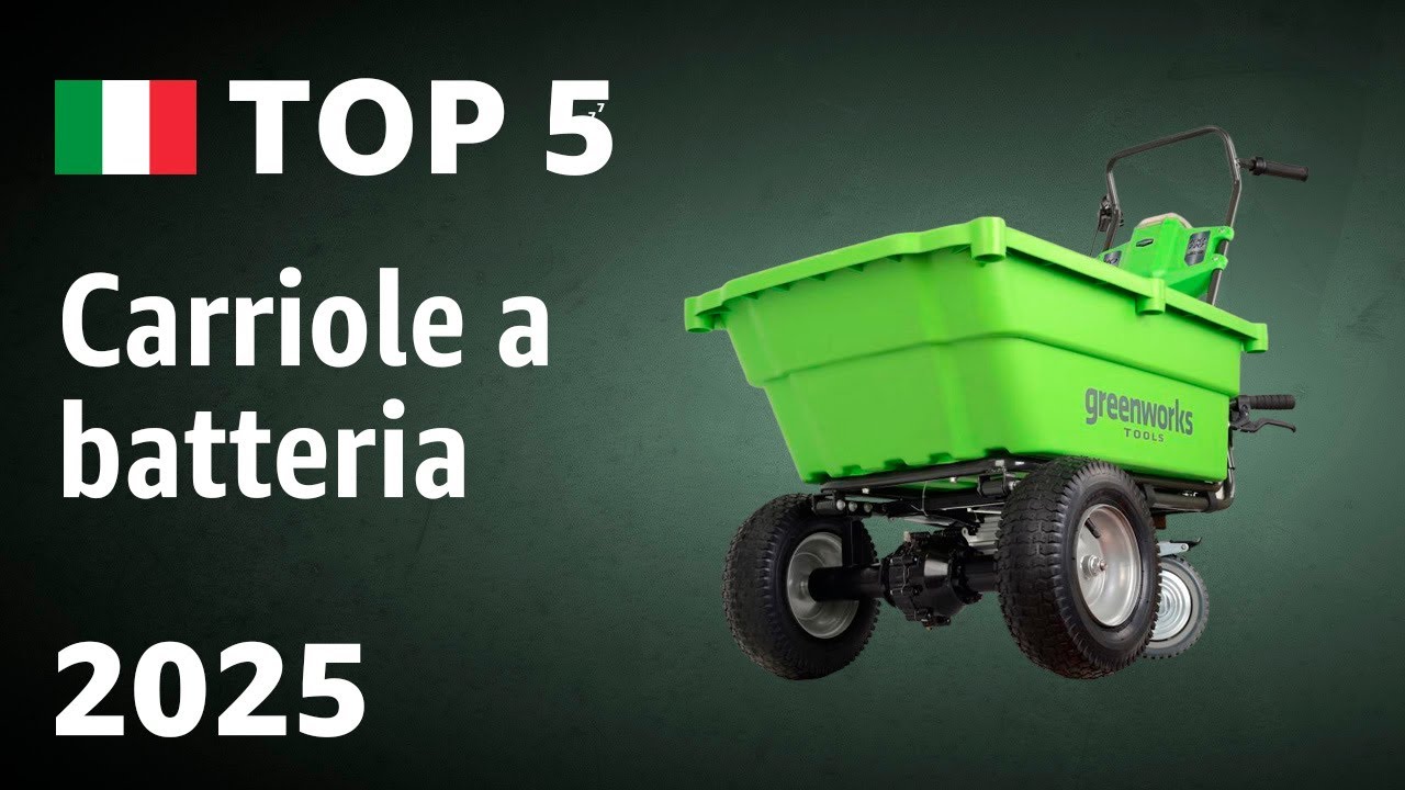 TOP—5. Migliori carriole a batteria 2025