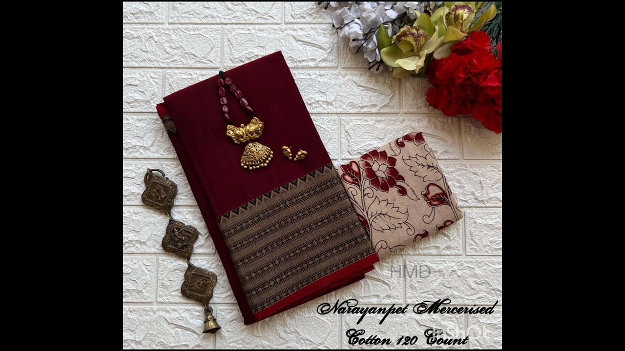 #Нараянпет #Сари из мерсеризованного хлопка с комплектами одежды ✨ #PadmavathiSarees 9994354715