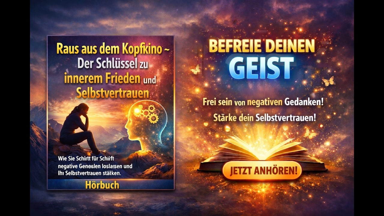 Raus aus dem Kopfkino – Der Schlüssel zu innerem Frieden und Selbstvertrauen  Hörbuch Komplett