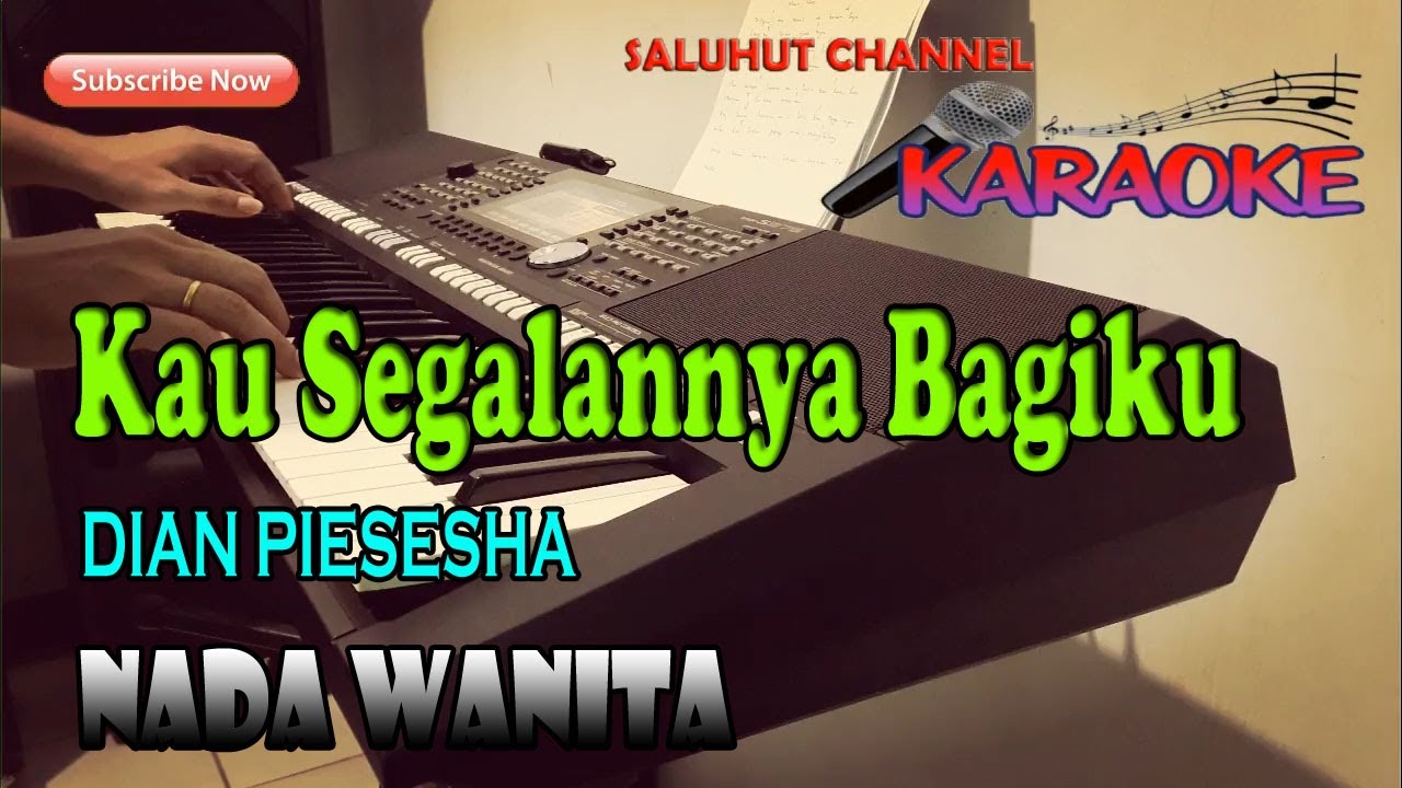 ENGKAU SEGALANYA BAGIKU [KARAOKE NOSTALGIA] DIAN PIESESHA ll NADA WANITA BES=DO