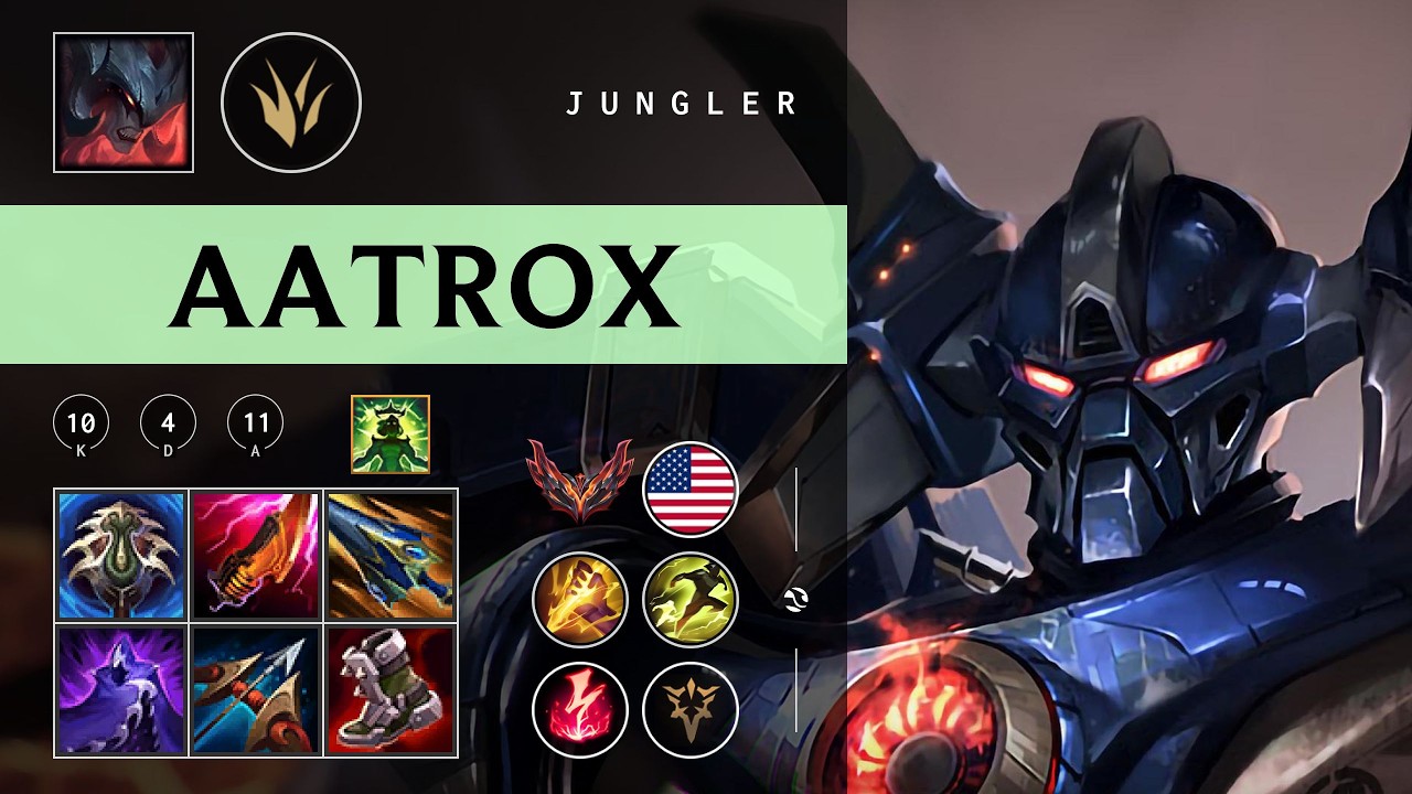 Aatrox Jungle vs Maokai - NA Grandmaster Patch 26.05