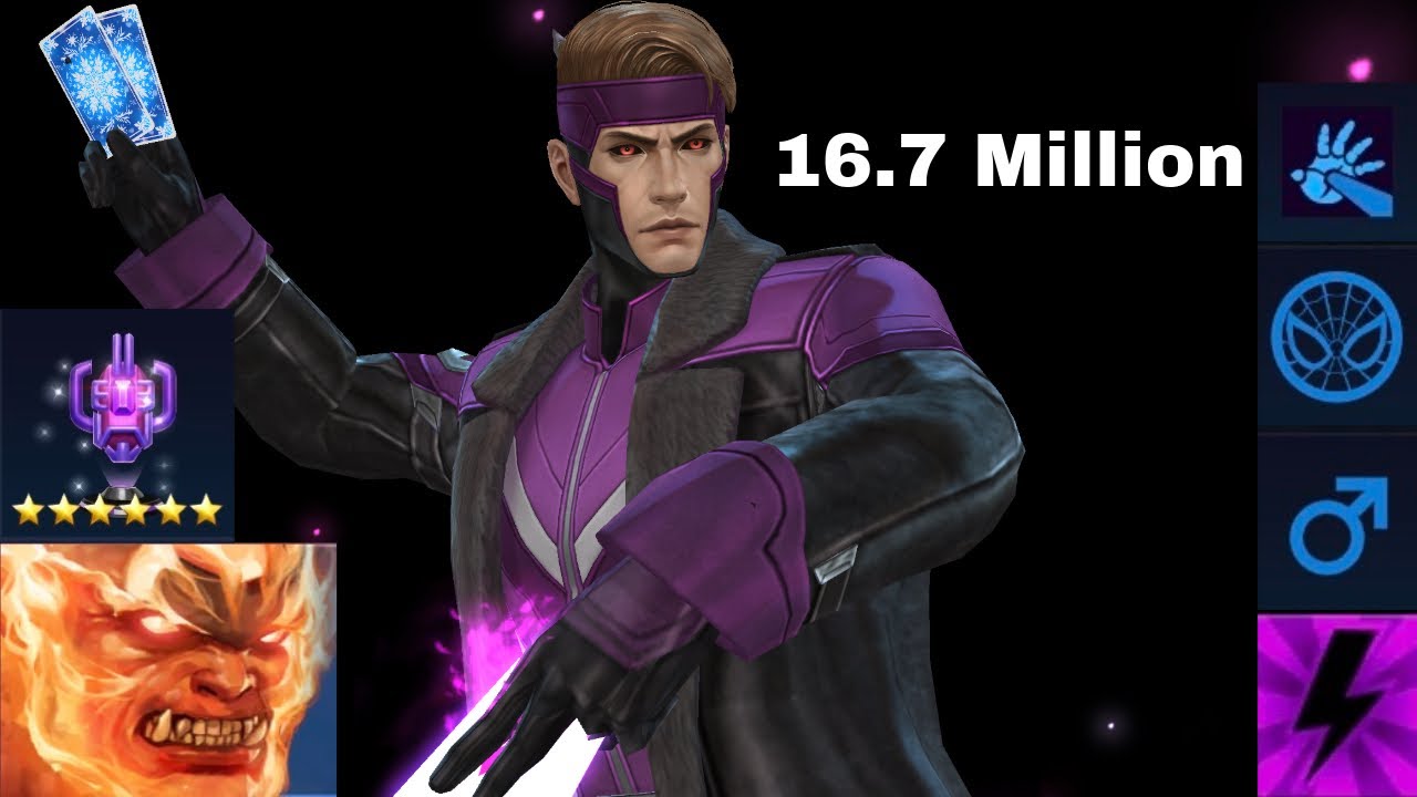 Gambit 16.7 Million (Mighty Rage) | Blast Hero Male ABL Shock - Marvel Future Fight