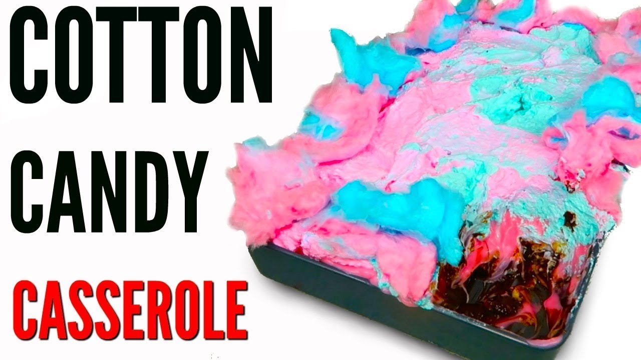 COTTON CANDY CASSEROLE! - How To Make It DIY