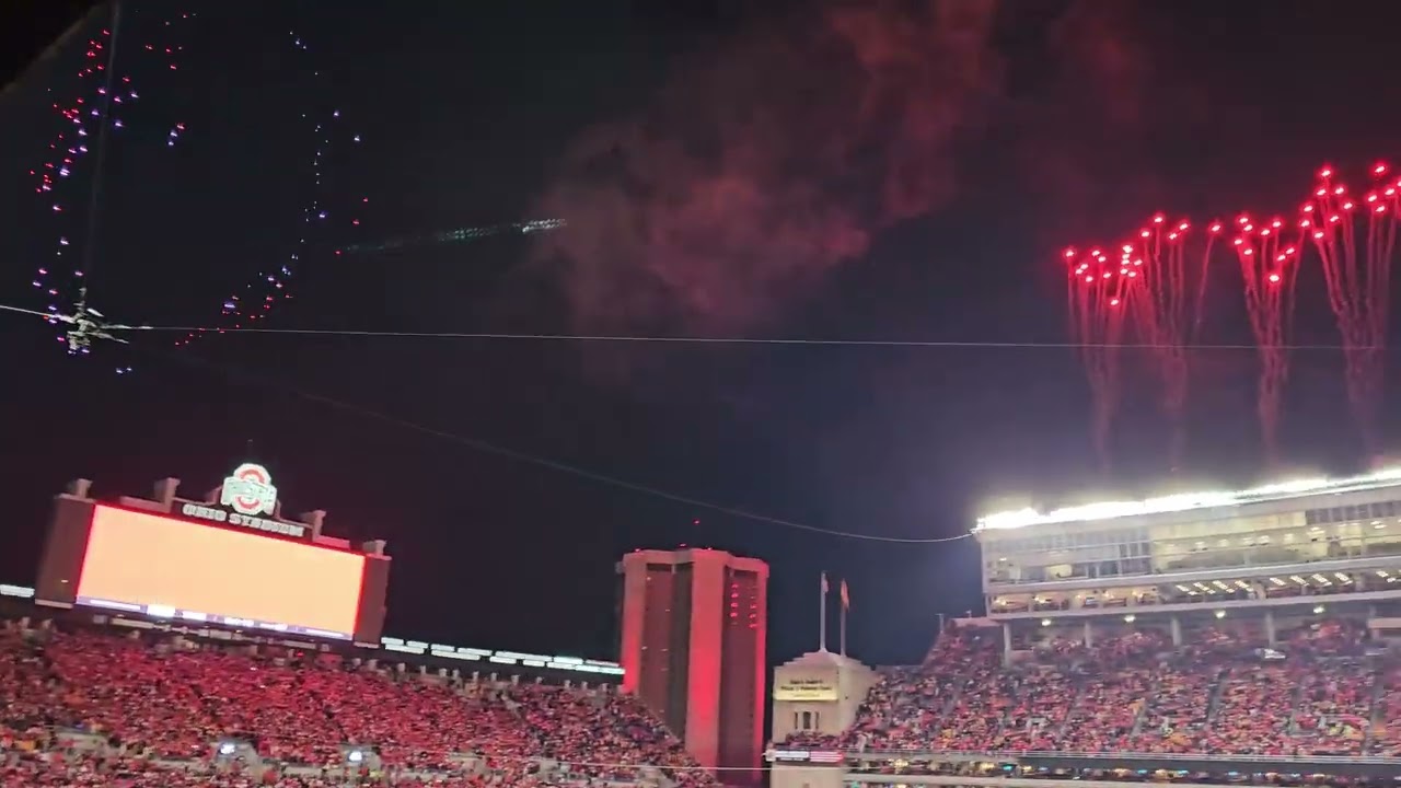 Ohio State vs Tennessee 12/21/2024 DRONE SHOW