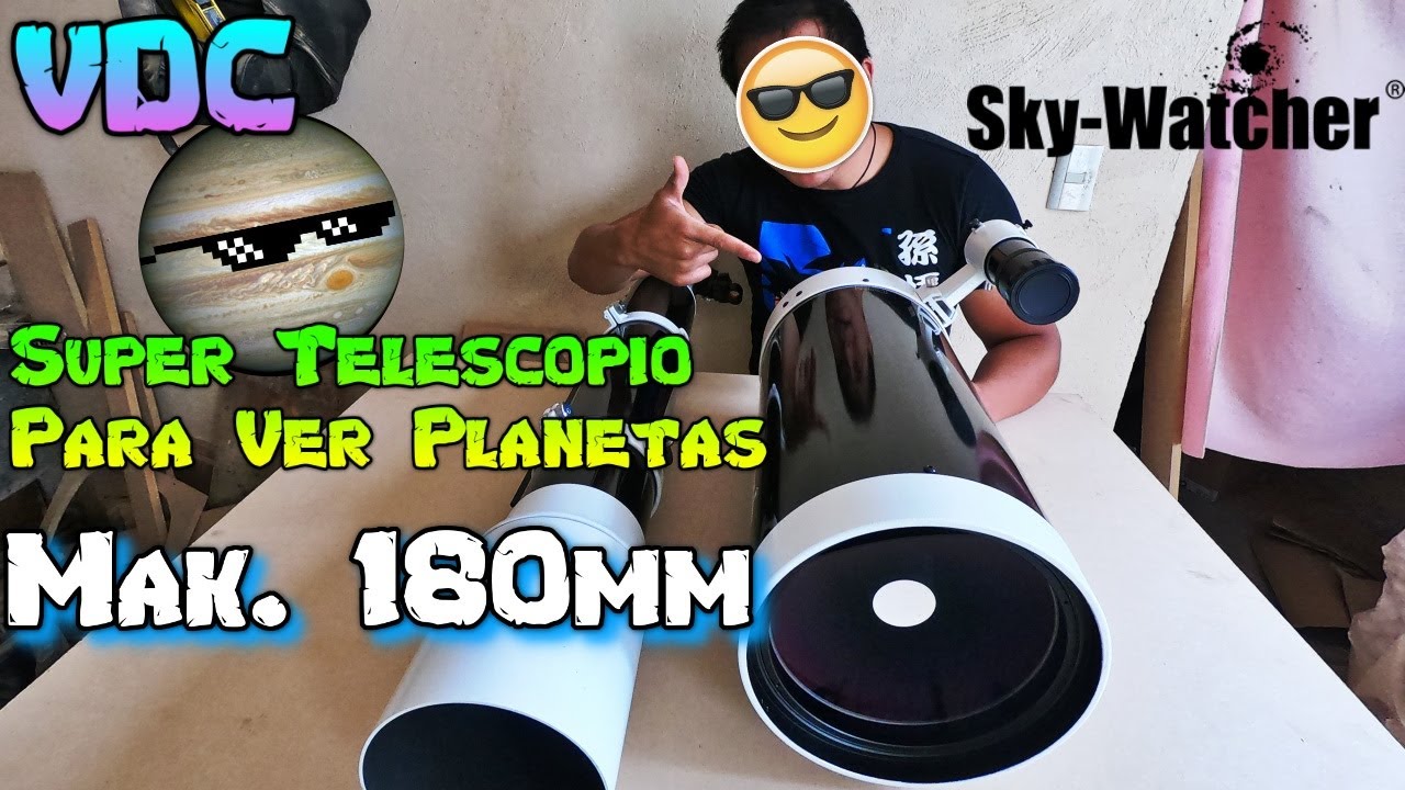 Telescopio MAKSUTOV 180mm Sky Watcher - EL MAS GRANDE DE SU TIPO | VDC