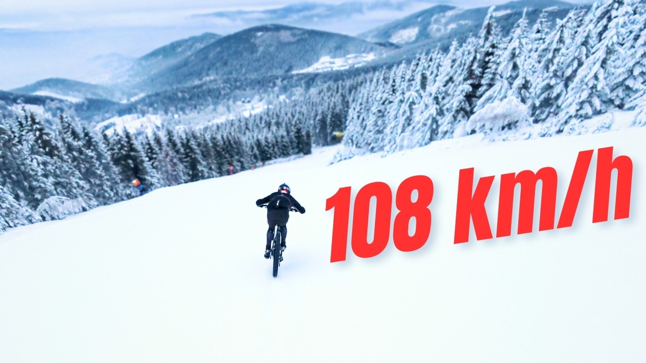 ROWER vs STOK | 108km/h po Czarnej Trasie Narciarskiej