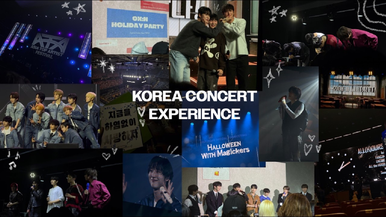 Concert recap of 5 months Korea