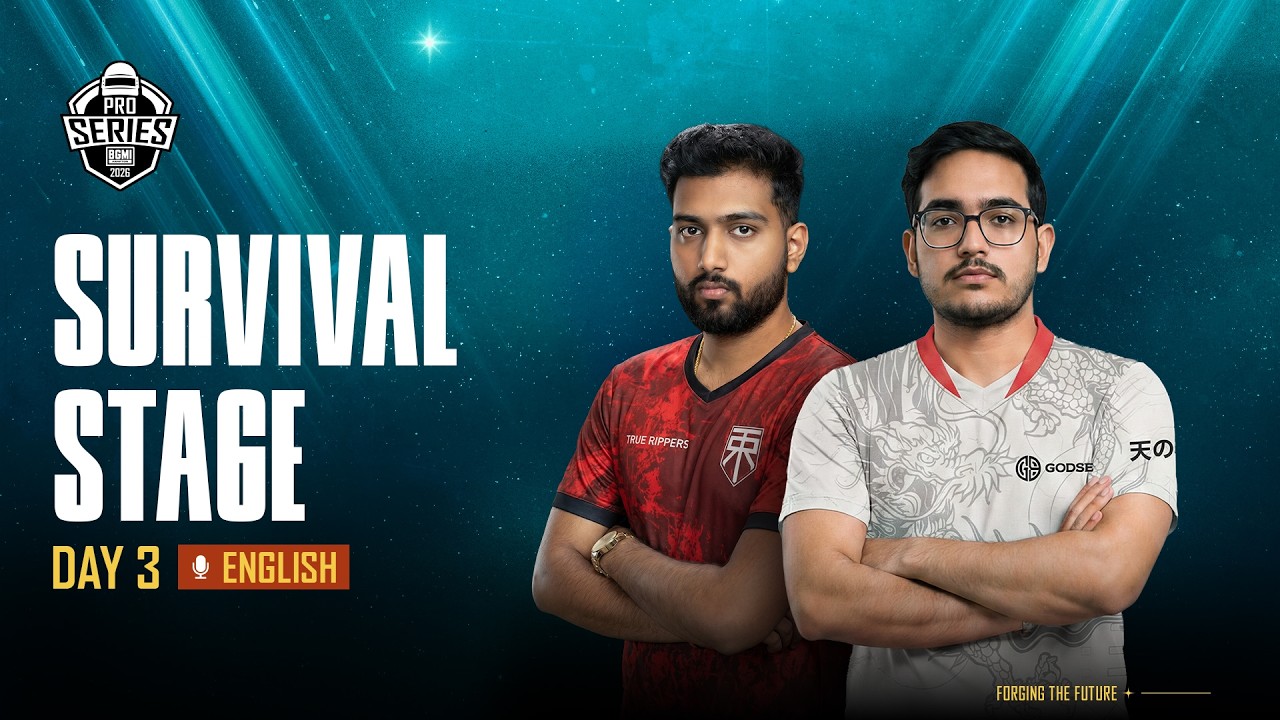 [ENGLISH] BMPS 2026 | SURVIVAL STAGE | Day 3 #BGMILIVE